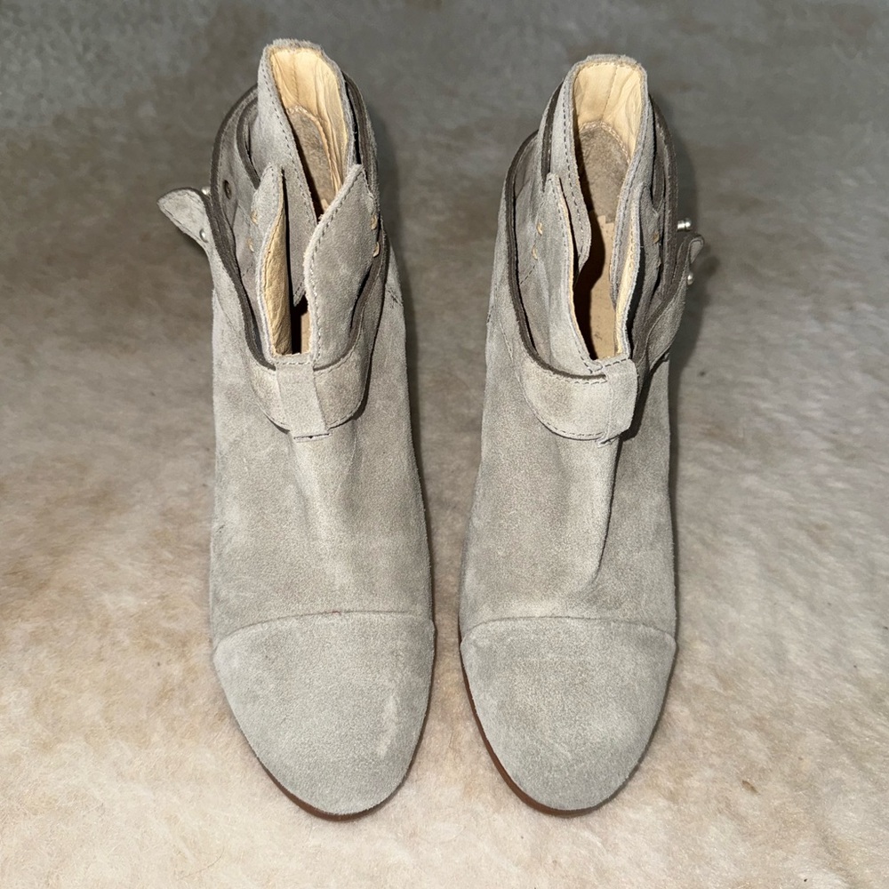 EUC: rag & bone Suede Ankle Boots, Size 36 (size 6)